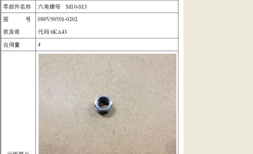 六角螺母