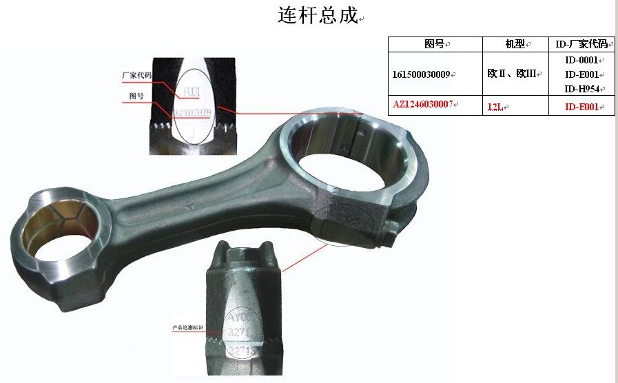 A级连杆总成