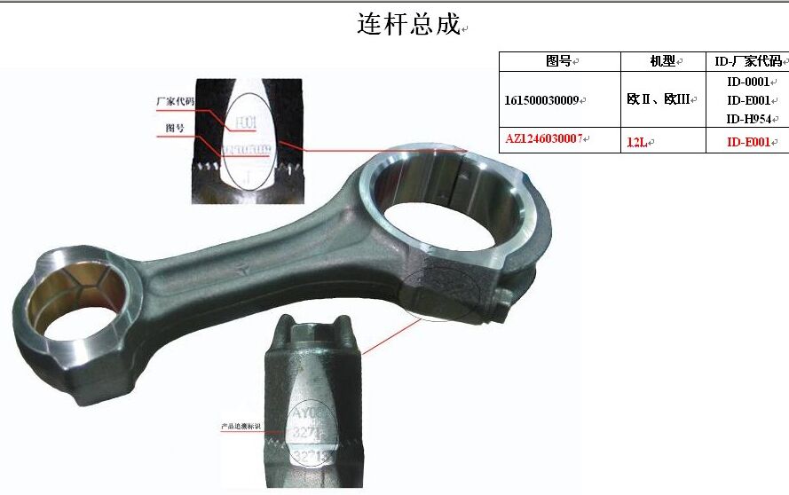 C级连杆总成