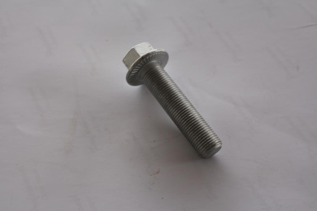 六角法兰面承面带齿螺栓-细牙