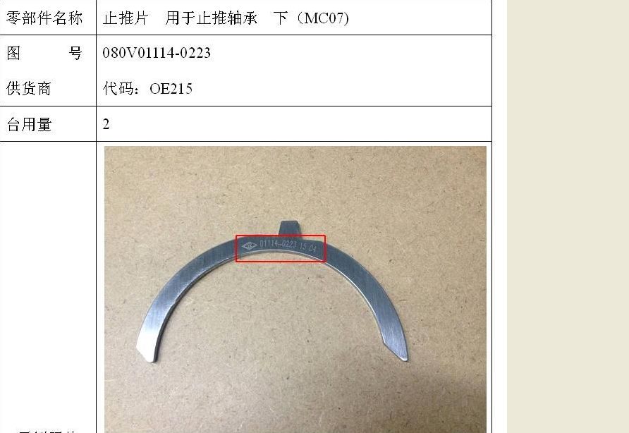 止推片